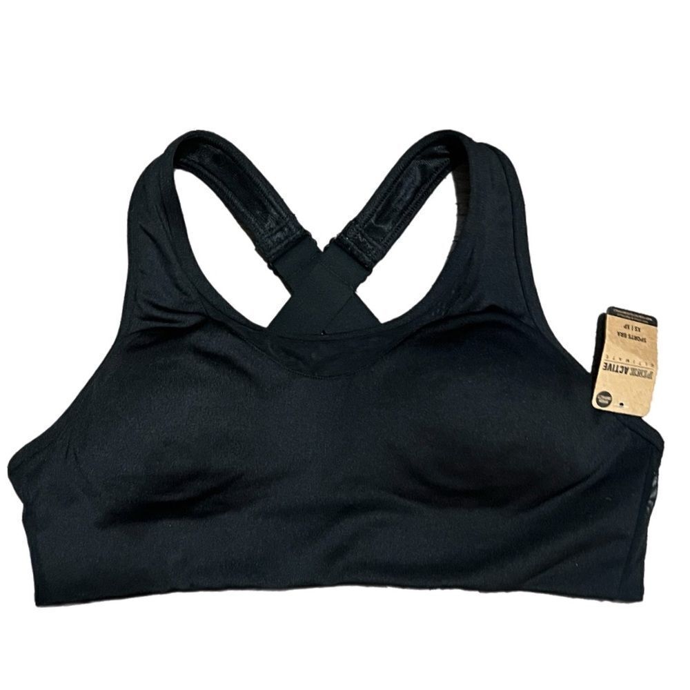 Victorias Secret Pink Sport Ultimate Lightly Lined Padded sports yoga bra black